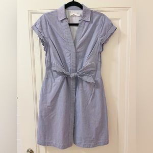 Vineyard Vines striped dress with front bow belt